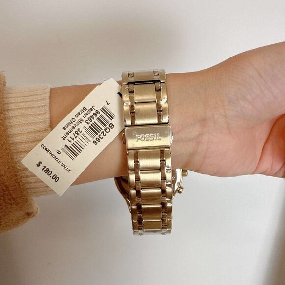 Fossil BQ2366 Fenmore Multifunction Gold-Tone Stainless Steel Watch - Picture 6 of 7